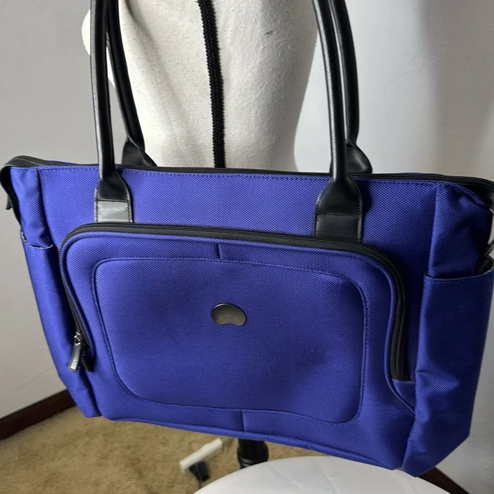 Delsey Blue Black Travel Duffle TOT9370F
